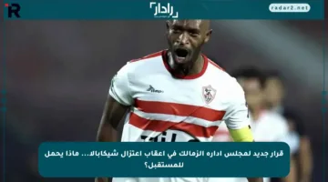 قرار جديد لمجلس إدارة الزمالك في أعقاب اعتزال شيكابالا… ماذا يحمل للمستقبل؟